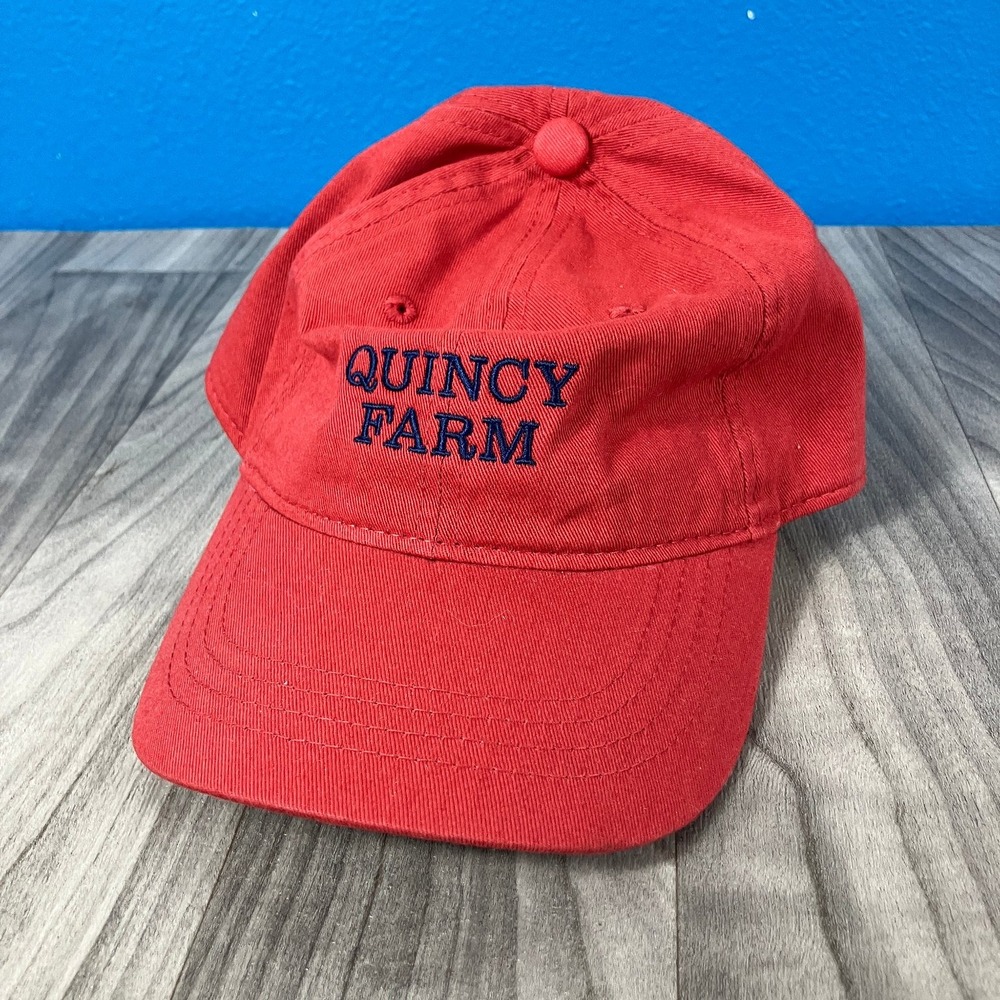Outdoor Cap Quincy Farm Hat Men's Adjustable Red Cotton Dad Cap‎